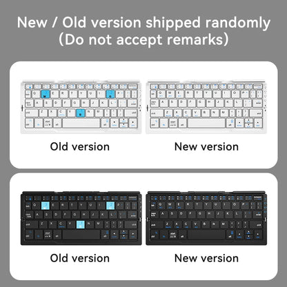 Portable Wireless Folding Keyboard – Work Anywhere on Phone, Tablet or Laptop