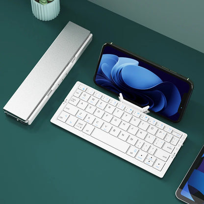 Portable Wireless Folding Keyboard – Work Anywhere on Phone, Tablet or Laptop